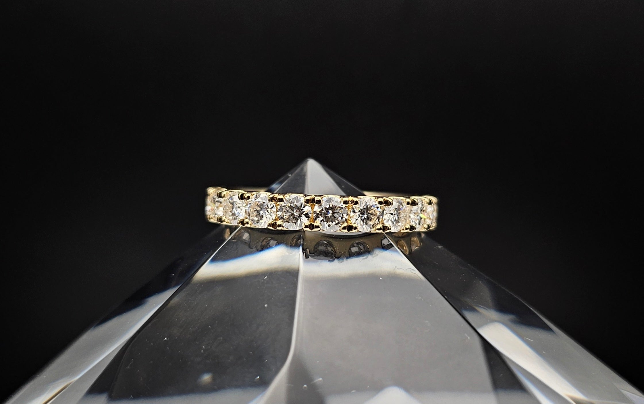 Eclipse - Full Eternity Ring Solid Gold VVS 1