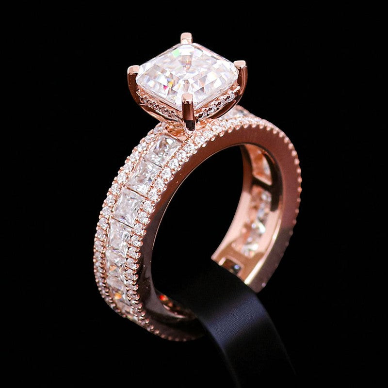 Rosa Majesté - VVS1 Solid Gold ring