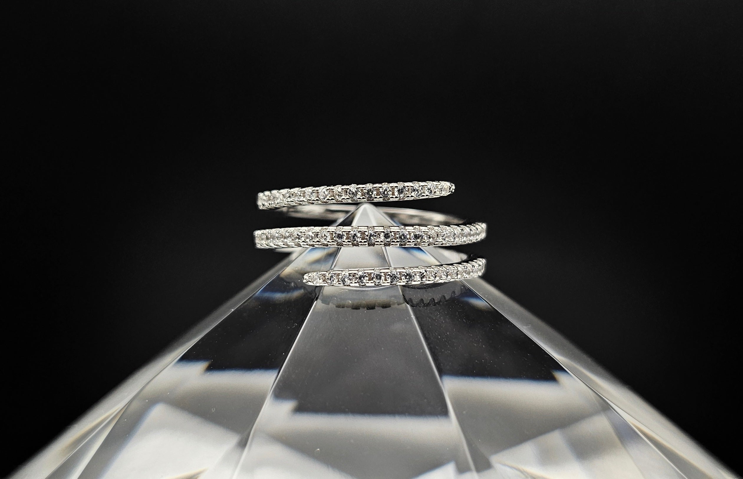 Iced Tornado Ring